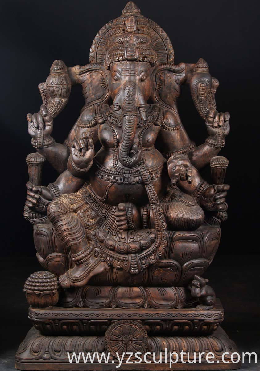 bronze ganesh statue